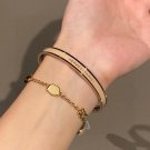 Dainty Faux Pearl Link Chain Bracelet Wedding Party Gift (697)