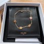 Dainty Faux Pearl Link Chain Bracelet Wedding Party Gift (697)