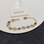 Dainty Faux Pearl Link Chain Bracelet Wedding Party Gift (698)