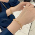 Dainty Faux Pearl Link Chain Bracelet Wedding Party Gift (699)