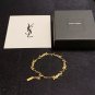Dainty Faux Pearl Link Chain Bracelet Wedding Party Gift (699)