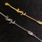 Dainty Faux Pearl Link Chain Bracelet Wedding Party Gift (700)