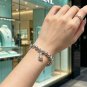 Dainty Faux Pearl Link Chain Bracelet Wedding Party Gift (704)