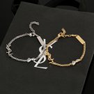 Dainty Faux Pearl Link Chain Bracelet Wedding Party Gift (707)