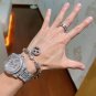 Dainty Faux Pearl Link Chain Bracelet Wedding Party Gift (710)