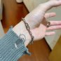Dainty Faux Pearl Link Chain Bracelet Wedding Party Gift (713)