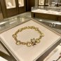 Dainty Faux Pearl Link Chain Bracelet Wedding Party Gift (716)