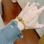 Dainty Faux Pearl Link Chain Bracelet Wedding Party Gift (716)