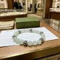 Dainty Faux Pearl Link Chain Bracelet Wedding Party Gift (726)