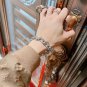 Dainty Faux Pearl Link Chain Bracelet Wedding Party Gift (727)