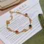 Dainty Faux Pearl Link Chain Bracelet Wedding Party Gift (728)