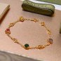 Dainty Faux Pearl Link Chain Bracelet Wedding Party Gift (728)