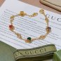 Dainty Faux Pearl Link Chain Bracelet Wedding Party Gift (728)