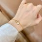 Dainty Faux Pearl Link Chain Bracelet Wedding Party Gift (737)