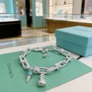 Dainty Faux Pearl Link Chain Bracelet Wedding Party Gift (738)