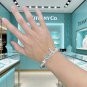 Dainty Faux Pearl Link Chain Bracelet Wedding Party Gift (738)