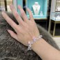 Dainty Faux Pearl Link Chain Bracelet Wedding Party Gift (739)
