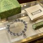 Dainty Faux Pearl Link Chain Bracelet Wedding Party Gift (762)
