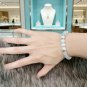 Dainty Faux Pearl Link Chain Bracelet Wedding Party Gift (793)