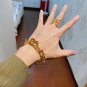Dainty Faux Pearl Link Chain Bracelet Wedding Party Gift (797)