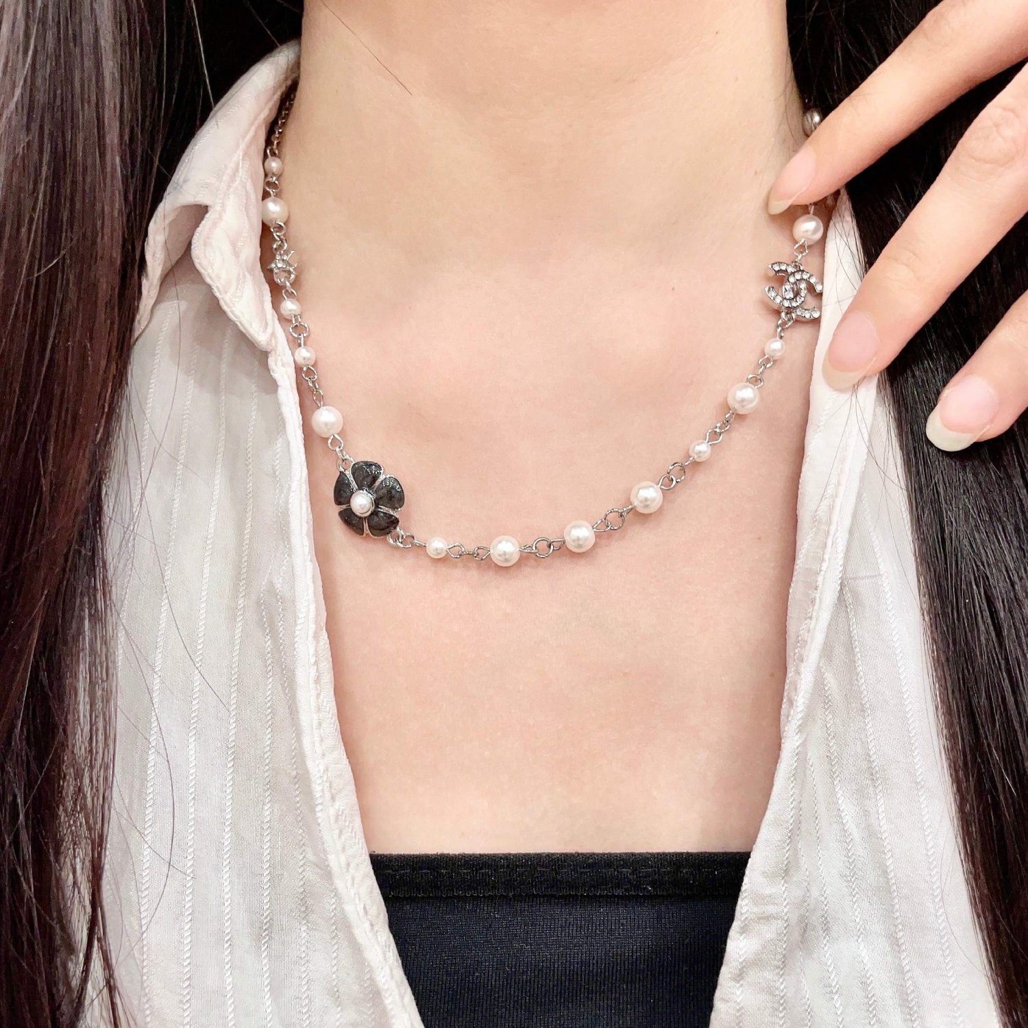 Elegant Faux Pearl Choker Dainty Casual Party Jewelry Necklace (609)