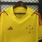 24 25 Cruzeiro Limited Edition Goalkeeper Yellow Jersey S-4XL