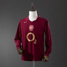 Retro Long Sleeve 05 06 Arsenal home S-XXL