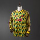 Retro Long Sleeve Arsenal 91 93 Away S-XXL