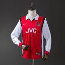 Retro long sleeve Arsenal 98 99 Home S-XXL