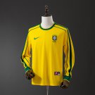 Retro Long Sleeve Brazil 1998 Home S-XXL