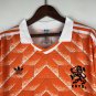Retro Long Sleeve Holland 1988 Home S-XXL