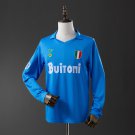 Retro Long Sleeve Napoli 87 88 Home S-XXL