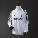 Retro long sleeve Real Madrid 05 06 home S-XXL