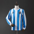 Argentina 1986 Home Long Sleeve Retro Jersey S-XXL