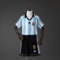 Argentina 1998 Home Retro Kids Kit Jersey Size 16-28