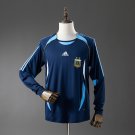 Argentina 2006 Away Long-Sleeved Retro Jersey S-XXL