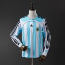 Argentina 2006 Home Long Sleeve Retro Jersey S-XXL