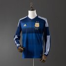 Argentina 2014 Away Long Sleeve Retro Jersey S-XXL