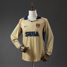 Arsenal 01 02 Away long sleeve Retro Jersey S-XXL
