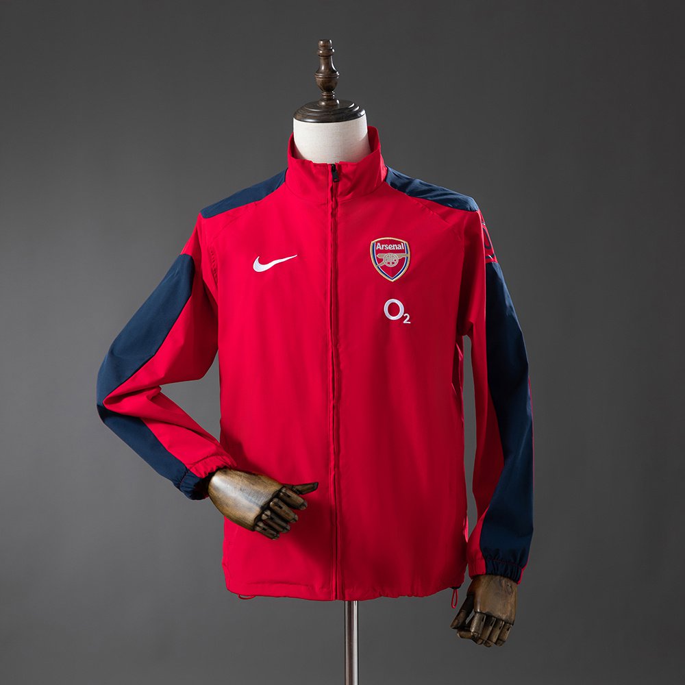 Arsenal 04 05 Windbreaker - Red S-XXL