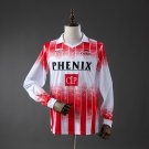 AS Cannes 91 92 Home Long-Sleeve Retro Jersey S-XXL