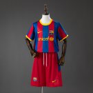 Barcelona 10 11 Home Retro Kids Kit Jersey Size 16-28