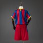 Barcelona 10 11 Home Retro Kids Kit Jersey Size 16-28