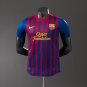 Barcelona 11 12 Home Player Version Retro Jersey S-3XL