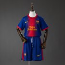 Barcelona 12 13 Home Retro Kids Kit Jersey Size 16-28