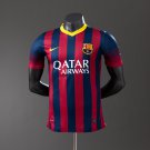 Barcelona 13 14 Home Player Version Retro Jersey S-3XL