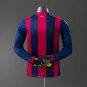Barcelona 14 15 Home Long Sleeve Player Version Retro Jersey S-3XL
