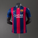 Barcelona 14 15 Home Player Version Retro Jersey S-3XL