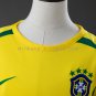 Brazil 2002 Home Retro Long Sleeve Kids Kit Jersey SIZE 16-28