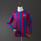 Barcelona 2005 06 Home Long Sleeve Retro Jersey S-XXL